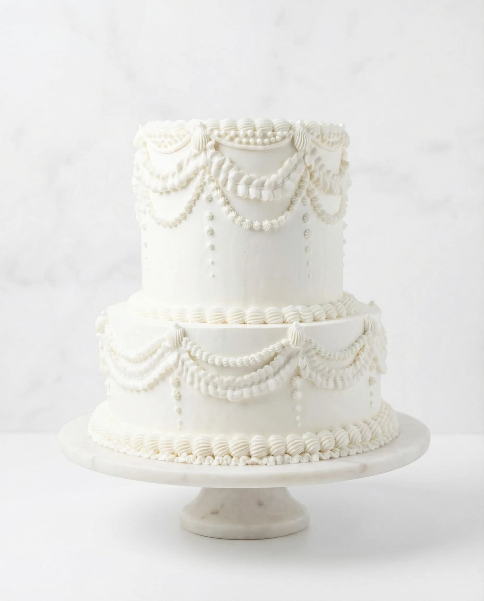 Custom celebration cake handcrafted by French pastry chef at Pompadour Beverly Hills patisserie