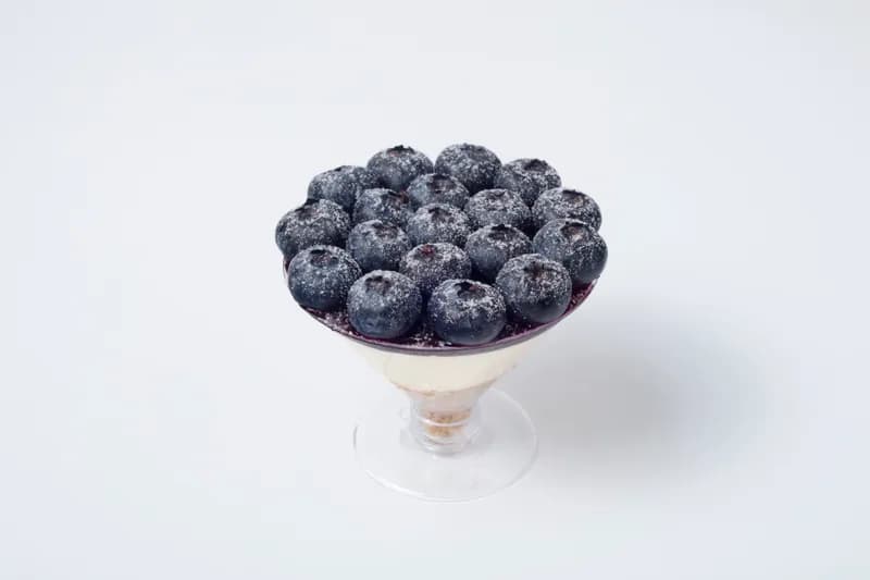 French Blueberry Cheesecake — Airy French-style cheesecake topped with plump, glazed blueberries. Lighter and more refined than traditional cheesecake